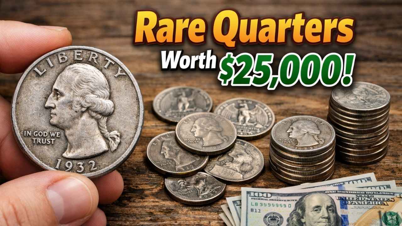 Rare Quarters Worth $25,000: Hidden Treasures in Your Pocket Change